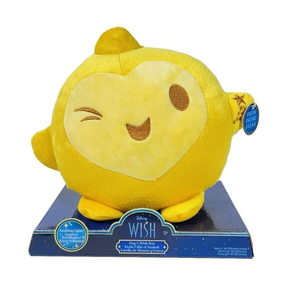 Disney Wish Movie Loveable Hug & Wish Light Up Interactive Plush Star - Picture 1 of 10